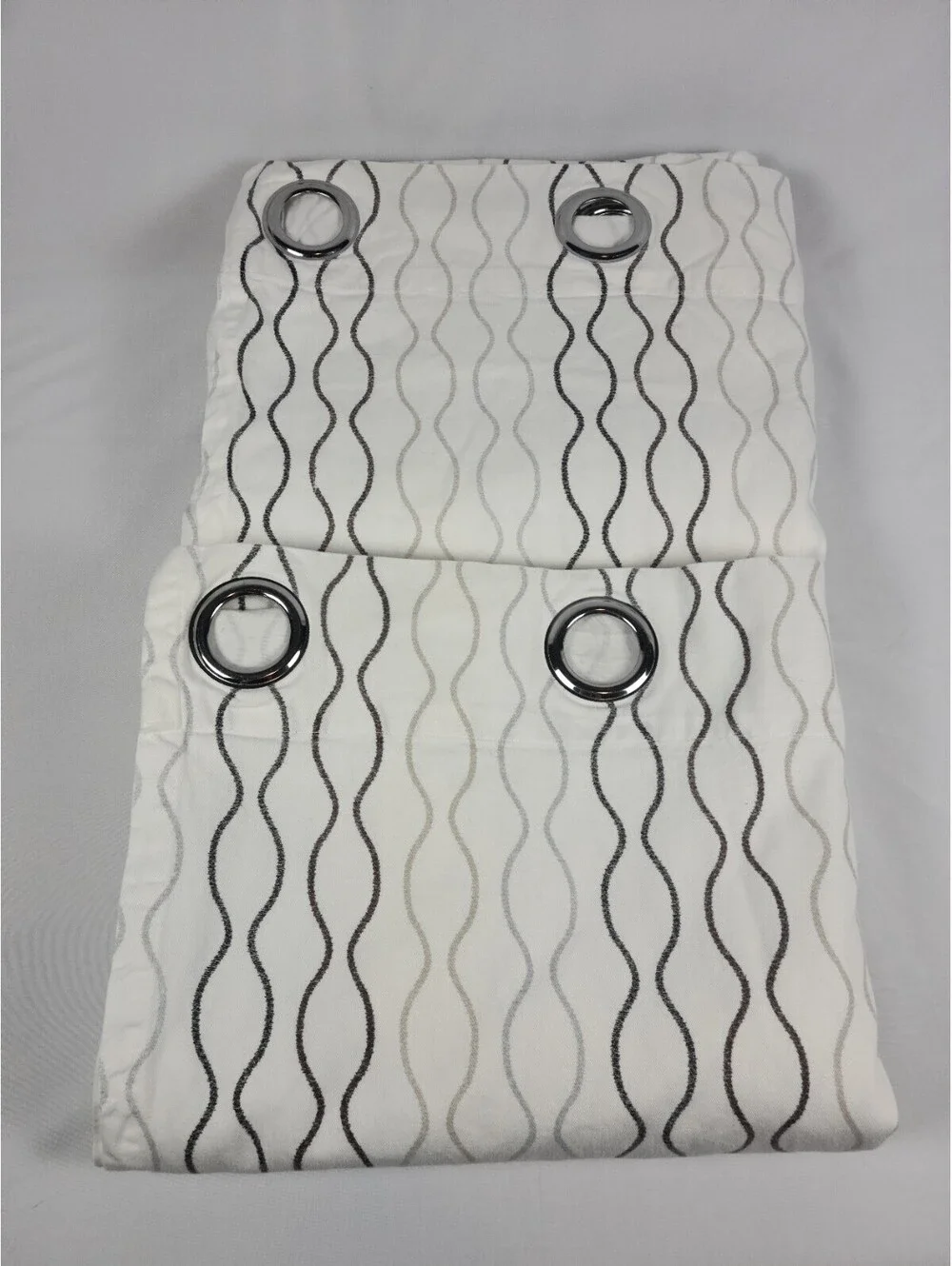 Ikea Henny Rand Curtains Brown & Grey
